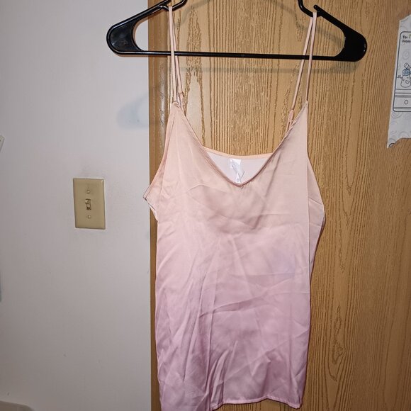 NEW Stars Above™ Pink Ombre Women's Satin Cami and Shorts Pajama Set - Picture 2 of 12